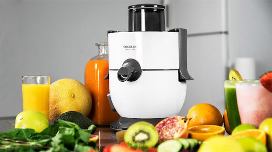 Cecotec StrongTitanium 19000 Storcător de fructe 650W Alb