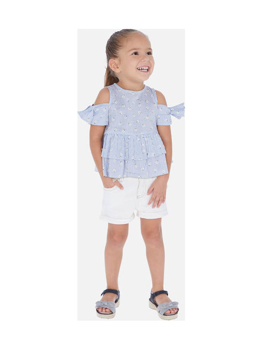 Mayoral Kids Shorts/Bermuda Fabric White