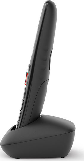 Gigaset E290HX Handset Ασύρματο Τηλέφωνο IP Μαυρο
