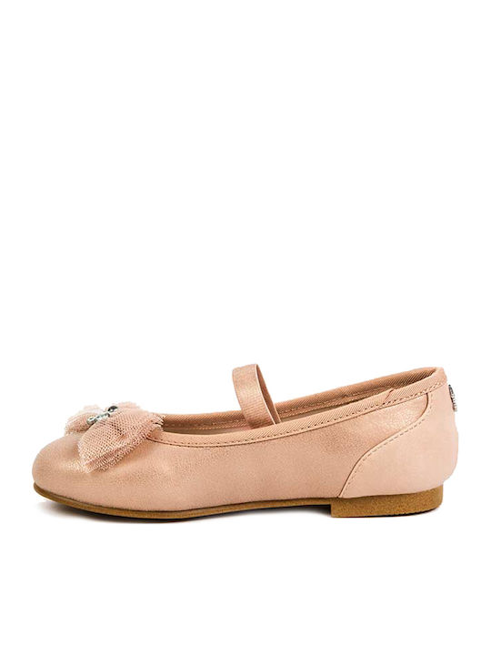 Mayoral Kids Ballerinas with Elastic Strap Pink