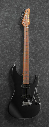 Ibanez AZ2402 Prestige Set Elektrische Gitarre Stratocaster mit HH Tonabnehmerkonfiguration Black Flat mit Tasche