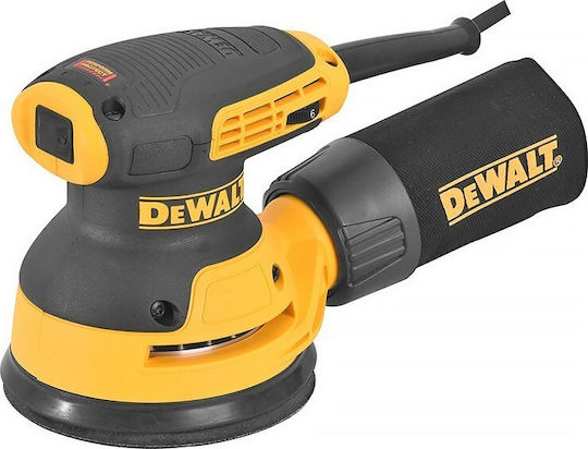 Dewalt Έκκεντρο Τριβείο 125mm Ρεύματος 280W με Ρύθμιση Ταχύτητας και με Σύστημα Αναρρόφησης