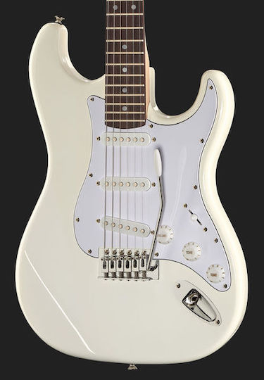Harley Benton ST-20 Series Ηλεκτρική Κιθάρα ST Style με SSS Διάταξη Μαγνητών White