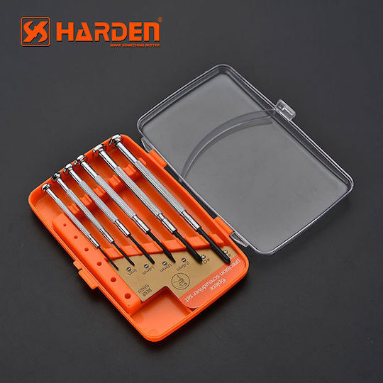 Harden Σετ 6 Κατσαβίδια Ακριβείας