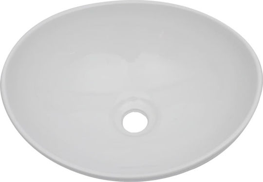 vidaXL Waschtisch mit Waschbecken L60xB40xH16.3cm Aschgrau