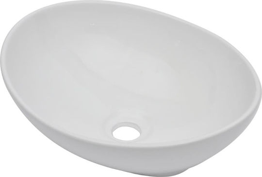 vidaXL Waschtisch mit Waschbecken L60xB40xH16.3cm Aschgrau