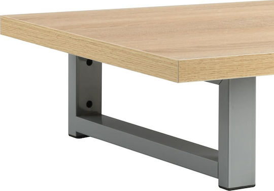 vidaXL Waschtisch mit Waschbecken L60xB40xH16.3cm Eiche