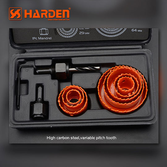 Harden Hole Saw Kit for Wood, Metal and Plastic 1000gr