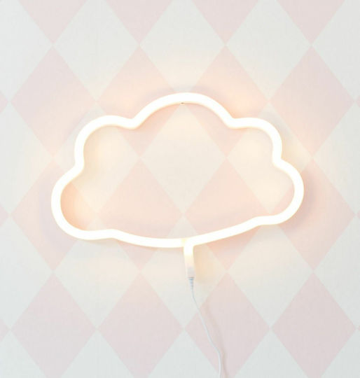 A Little Lovely Company Παιδικό Φωτιστικό Τοίχου Πλαστικό Cloud