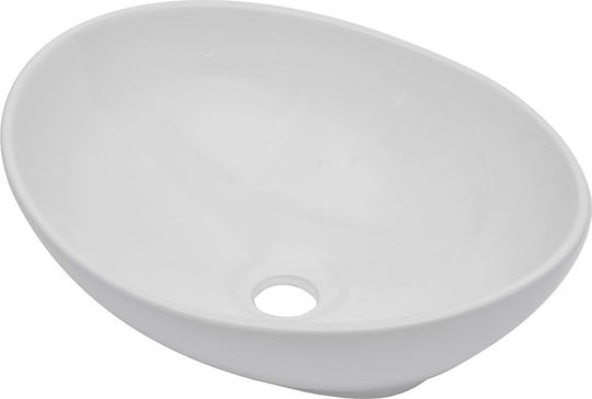 vidaXL Πάγκος με Νιπτήρα Μ60xΒ40xΥ16.3cm Μαύρος