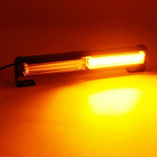 Flexzon Auto-Signalleiste LED 12 / 24V Wasserdicht 30cm mit Orange Beleuchtung