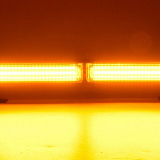 Flexzon Auto-Signalleiste LED 12 / 24V Wasserdicht 30cm mit Orange Beleuchtung