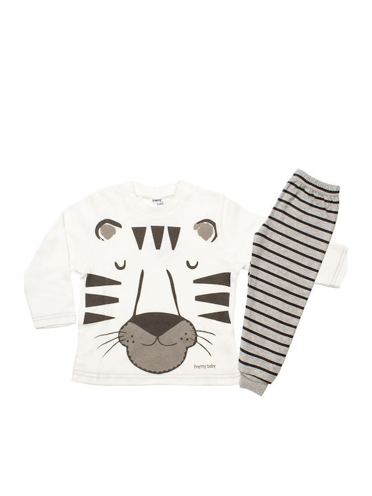 Pretty Baby Kids' Pajamas Winter White