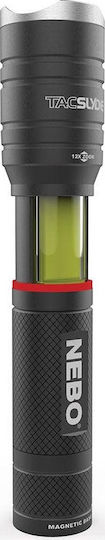 Nebo Taschenlampe LED IPX4 Doppelte Funktion mit maximaler Helligkeit 300lm Tac Slyde Schwarz