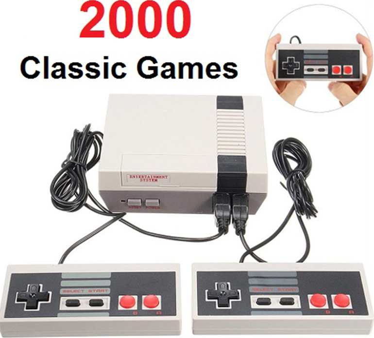 retro console with 2000 games