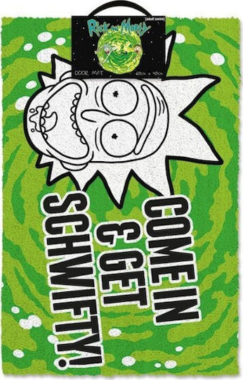 Pyramid International Входен Килим Rick Morty Get Schwifty Зелен 57x40см GP85191 Зелени