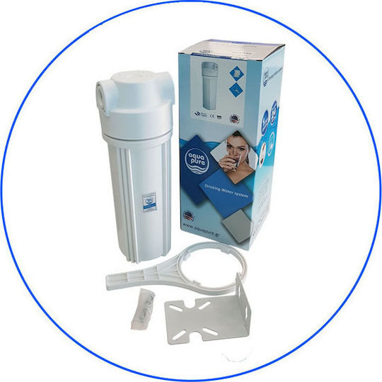 Aqua Pure APSUC 12W BSP Water Filtration System Single Under Sink / Central Supply Micron ½"