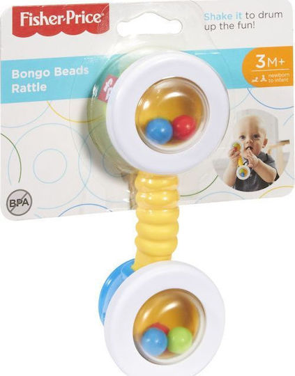 Fisher Price Rattle Bongo Beads Rattle