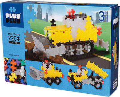 Plus Plus Building Block Mini Basic 3 in 1 Roadwork for 5 - 12 years 220pcs