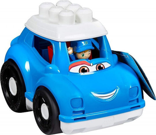 Mega Bloks Τουβλάκια Peter Police Car για 1+ Έτους 6τμχ