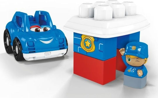 Mega Bloks Τουβλάκια Peter Police Car για 1+ Έτους 6τμχ