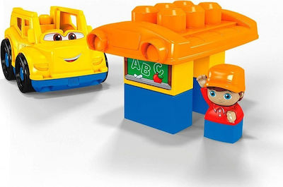 Mega Bloks Bausteine First Builders Sammy School Bus für 1+ Jahr 6Stück