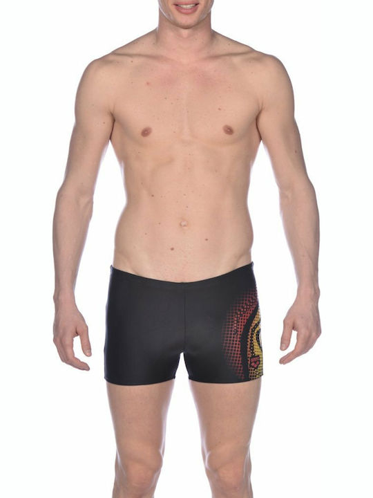 Arena Rurik Men's Swimwear Shorts Black with Patterns