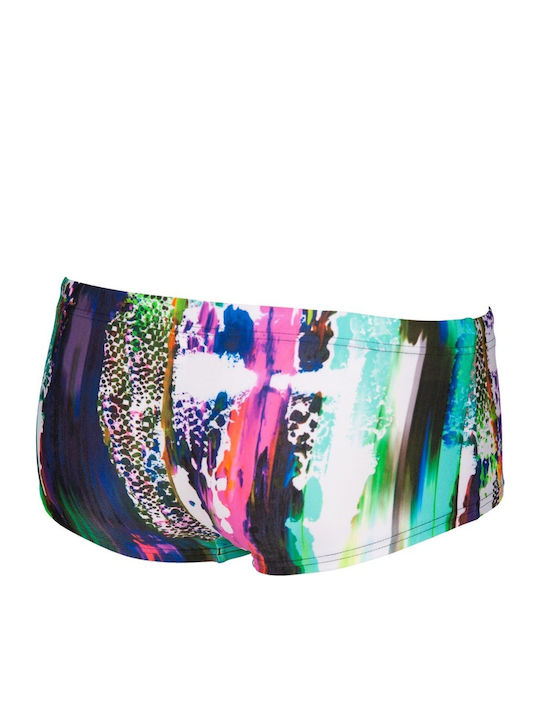 Costume De Baie Bărbați Pantaloni Scurți Multicolor Cu Model