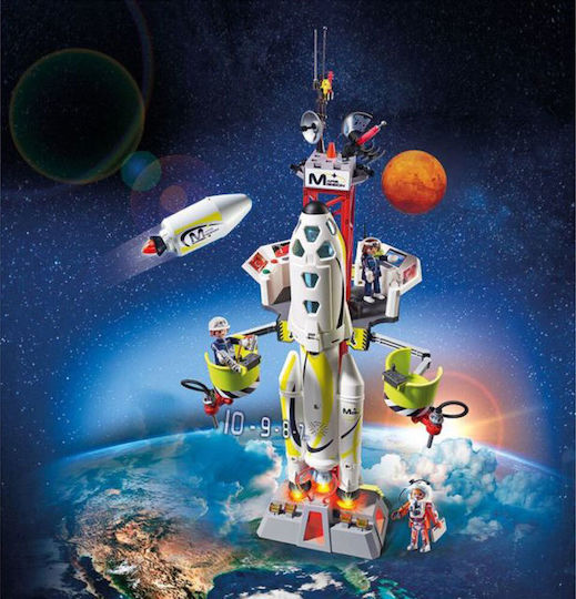 Playmobil Space Mars Rocket with Launch Pad για 6 ετών