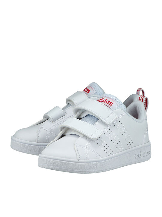 Vorteil Kinder Sneakers mit Klettverschluss Cloud White / Super Pink