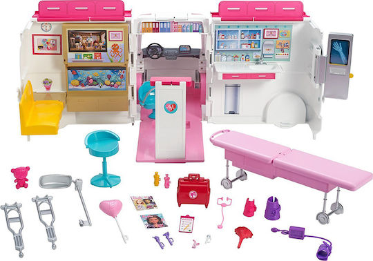 Barbie Mobile Clinic - Ambulance Doll Vehicle for 3+ years+ Years