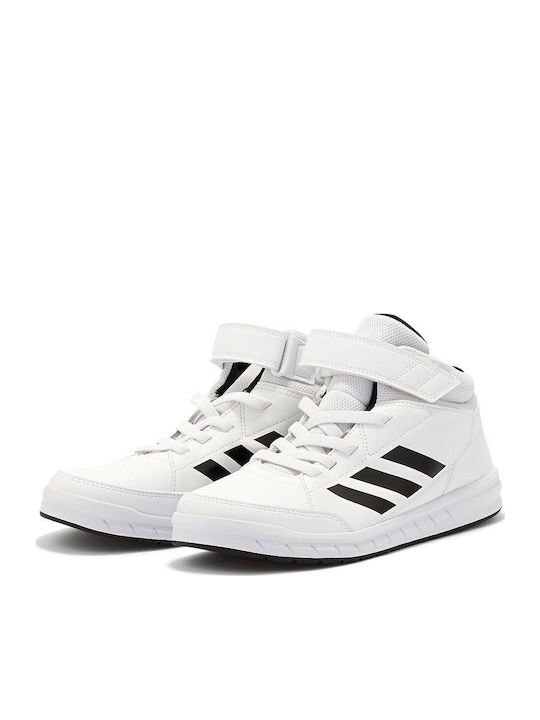Altasport Kids Sports Shoes Basketball with Hoop & Loop Closure White