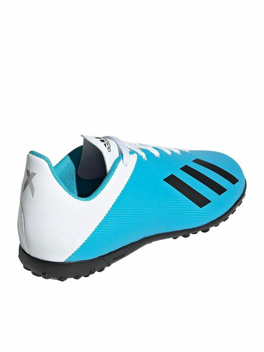 Adidas Παιδικά Ποδοσφαιρικά Παπούτσια X 19.4 TF με Σχάρα Γαλάζια