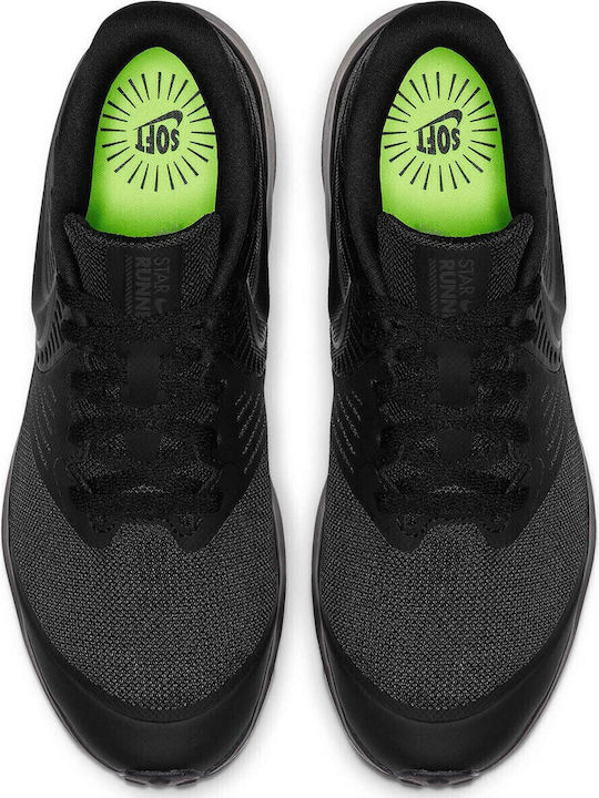 Star Runner Star Runner 2 Kids Sports Shoes Running with Laces Black