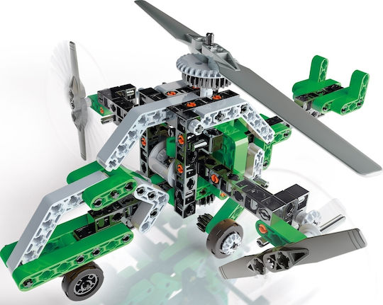Clementoni Εργαστήριο Μηχανικής 3-Rotor Helicopter & Airbot STEM Εκπαιδευτικό Παιχνίδι Μηχανικής Μαθαίνω & Δημιουργώ για 8+ Ετών