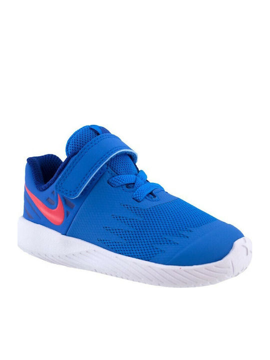Star Runner Toddler Shoe Star Runner TD Kids Sports Shoes Running with Hoop & Loop Closure Blue