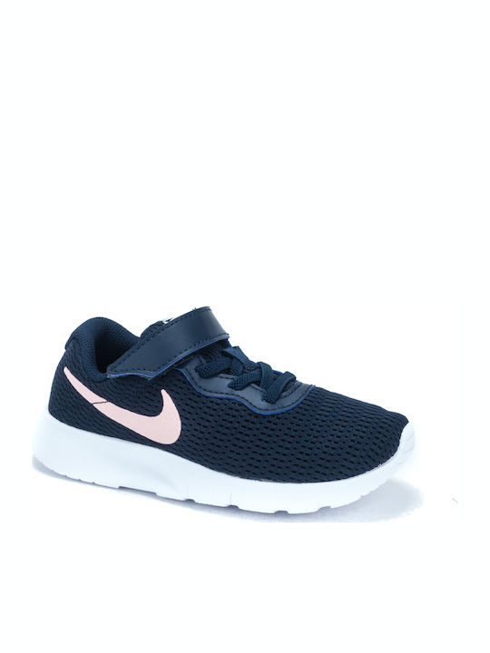 Tanjun Αθλητικά Παιδικά Παπούτσια Running με Σκρατς Navy Μπλε