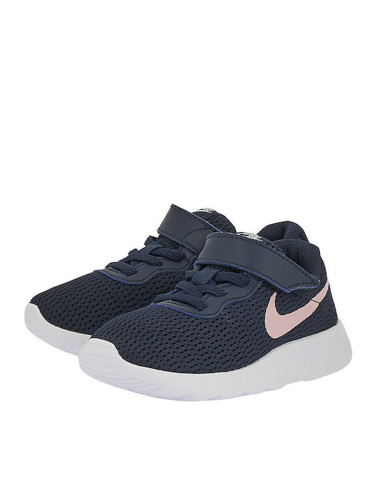 Tanjun Αθλητικά Παιδικά Παπούτσια Running με Σκρατς Navy Μπλε