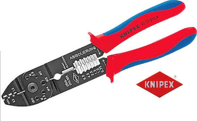 Knipex 9721215b pinzas de engaste bruñidas con empuñaduras de varios  componentes 8 1/2 in