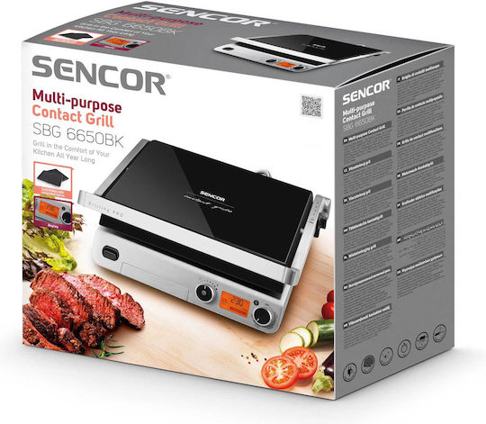 Sencor Сандвич тостер грил 2000W Черна