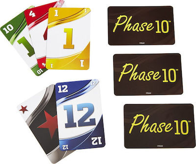 Mattel Επιτραπέζιο Παιχνίδι Phase 10 για 2-6 Παίκτες 7+ Ετών