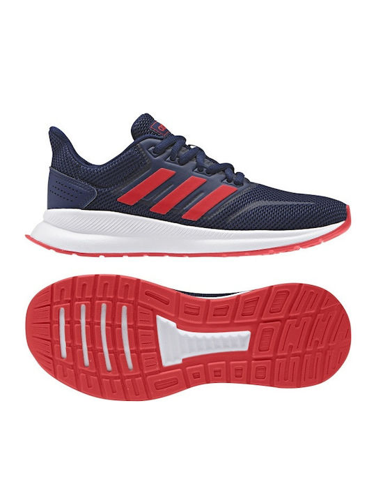 Runfalcon K Kids Sports Shoes Running with Laces Dark Blue / Active Red / Core Black