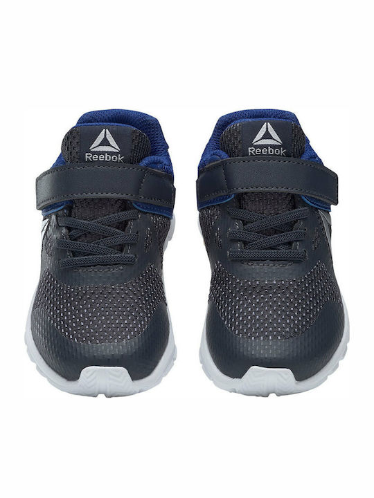 Rush Runner JR Rush Runner Kids Sports Shoes Running with Hoop & Loop Closure Navy / Blue / Silver
