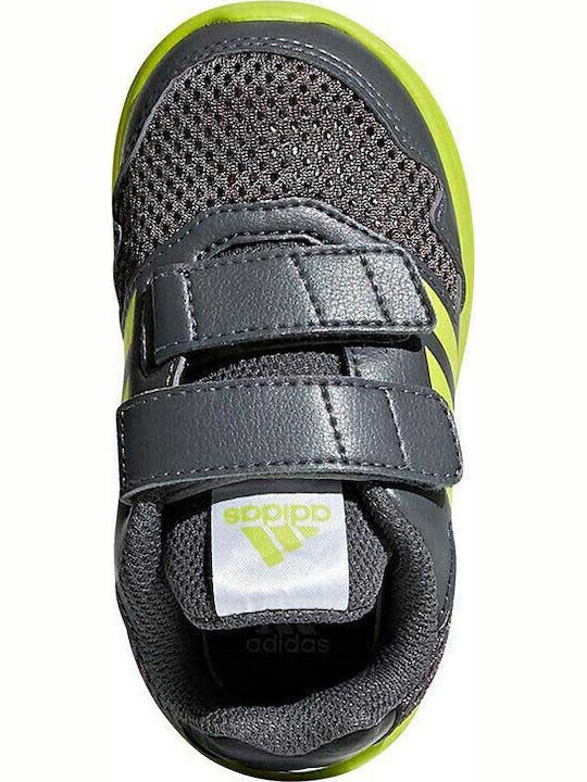Altarun Altarun Kids Sports Shoes Running with Hoop & Loop Closure Gray