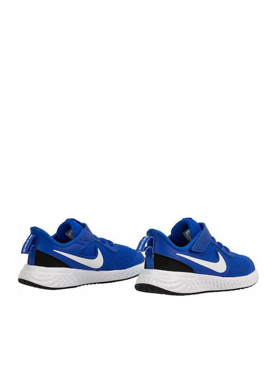 Revolution Revolution 5 PSV Kids Sports Shoes Running with Hoop & Loop Closure Racer Blue / White / Black