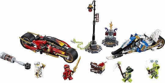 LEGO Ninjago Kai's Blade Cycle & Zane's Snowmobile for 8+ years old Years