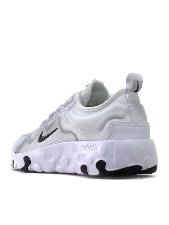 Renew Lucent GS Kids Sports Shoes Running with Laces White