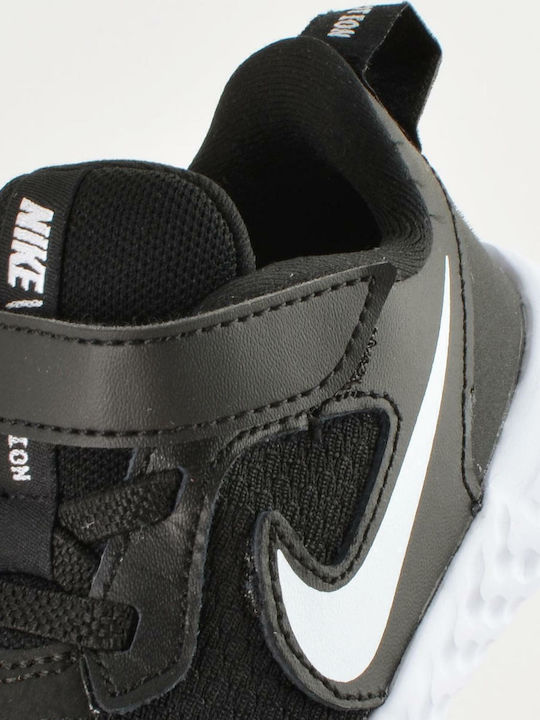 Revolution Revolution 5 Kids Sports Shoes Running with Hoop & Loop Closure Black / White / Anthracite