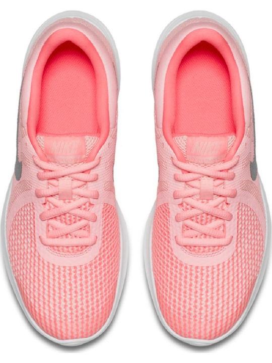 Revolution Revolution 4 GS Kids Sports Shoes Running with Laces Pink