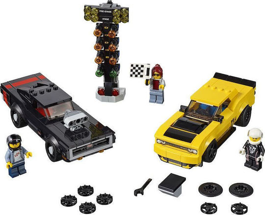 LEGO Speed Champions 2018 Dodge Challenger SRT Demon und 1970 Dodge Cha für 7+ Jahre